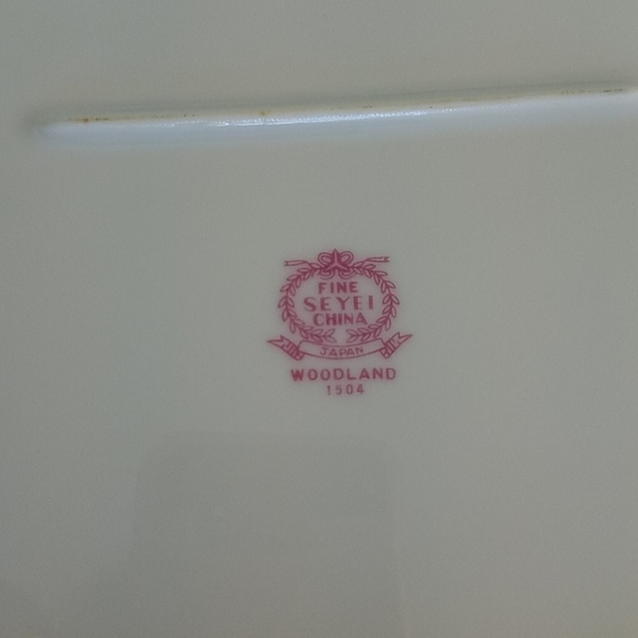 🦃Vintage 16" Seyei Platter Woodland design - Picture 2 of 5